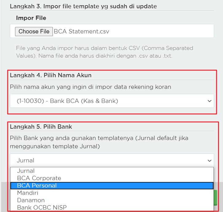 Bagaimana Cara Melakukan Import Bank Statement – Mekari Jurnal